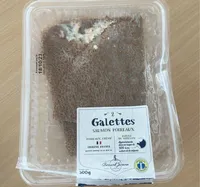 Galette saumon poireaux