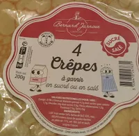 4 Crêpes à garnir