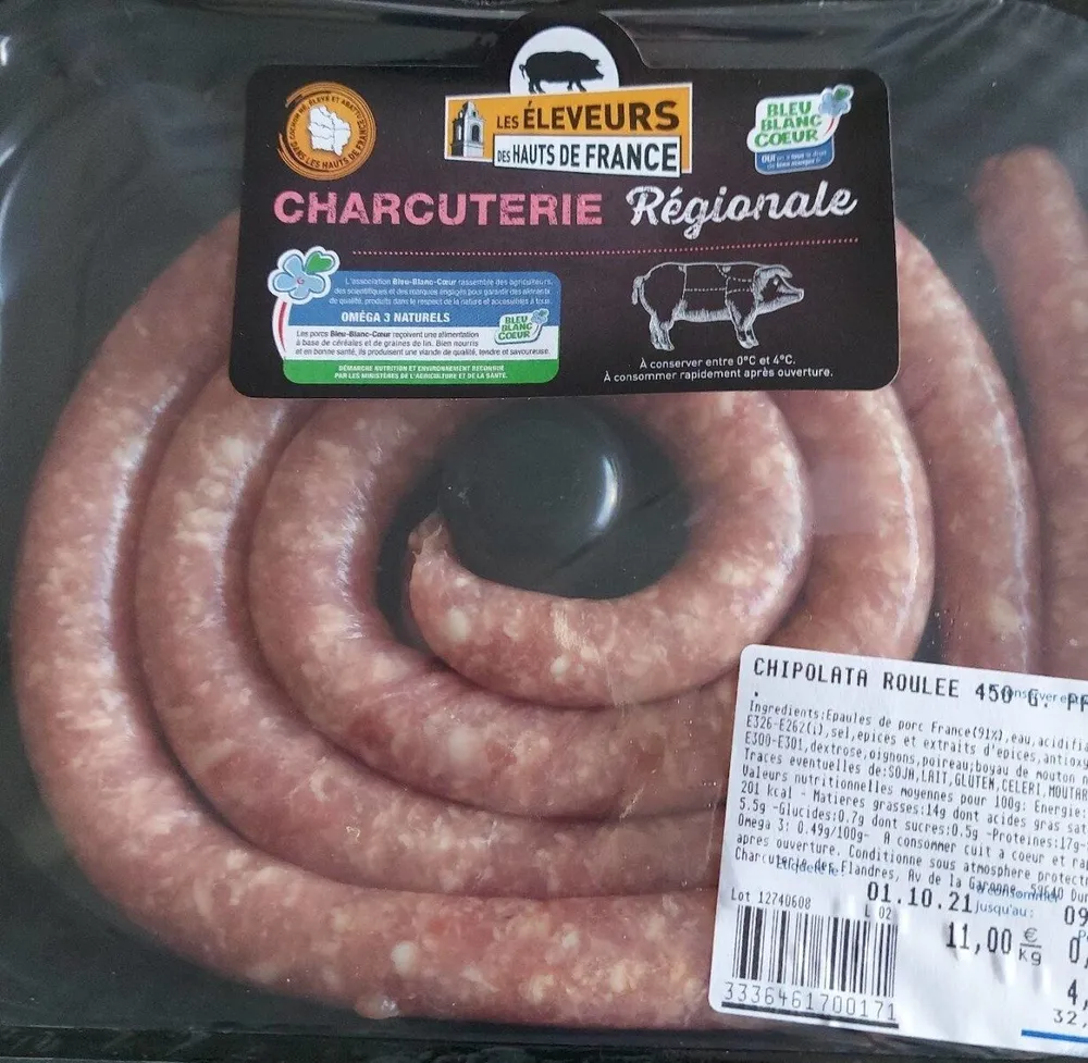 Chipolata roulée