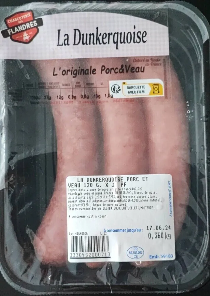 Saucisses Dunkerquoises