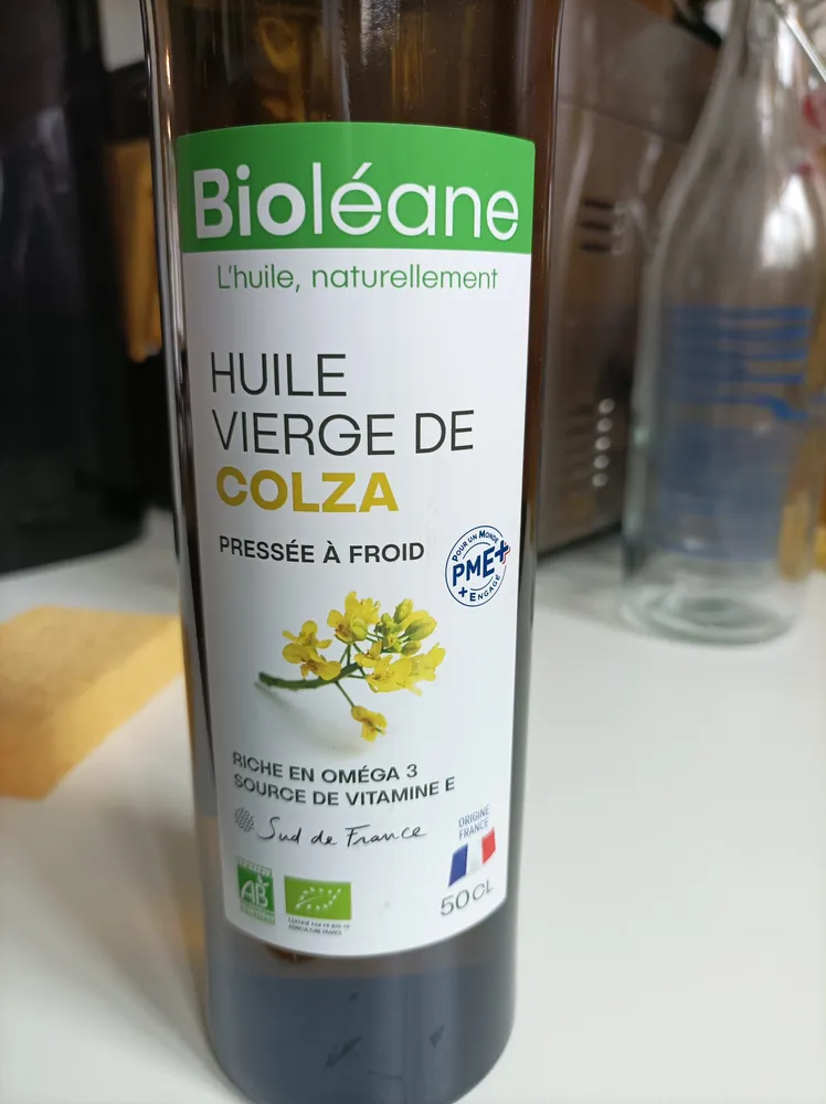 Huile vierge de Colza