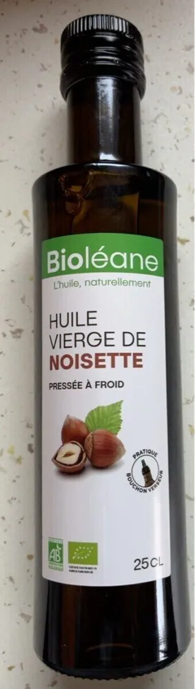 Huile vierge de noisette