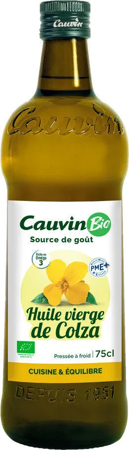 Huile vierge de colza biologique