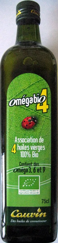 Association de 4 huiles vierges 100% Bio