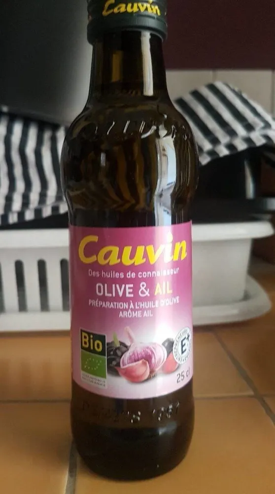 Huile d'olive à l'ail