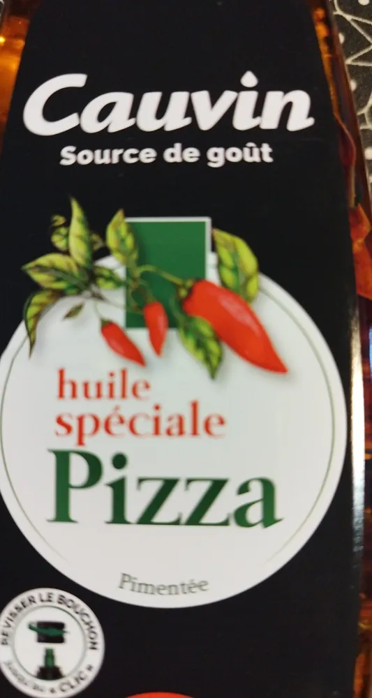 Huile pimentée pour pizza