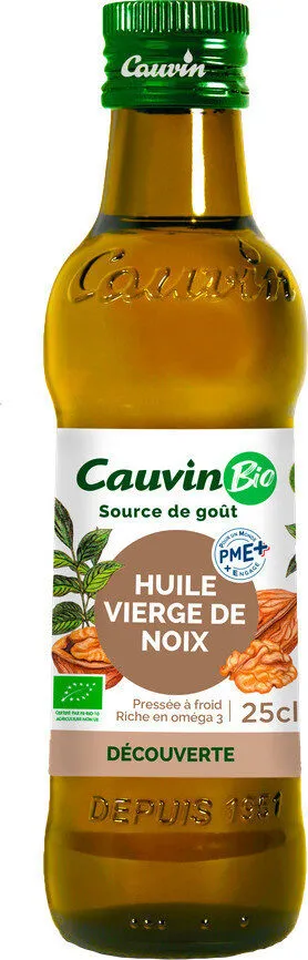 CAUVIN - HUILE VIERGE DE NOIX BIO