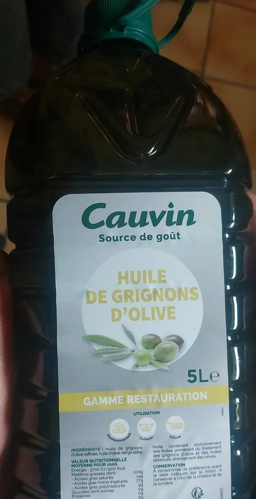 Huile de grignons d'olive