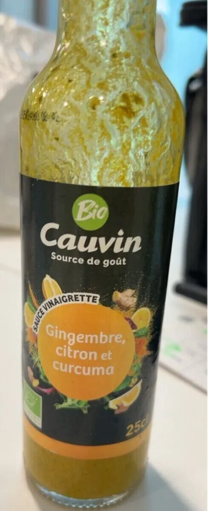 Sauce bio gingembre/ citron et curcuma