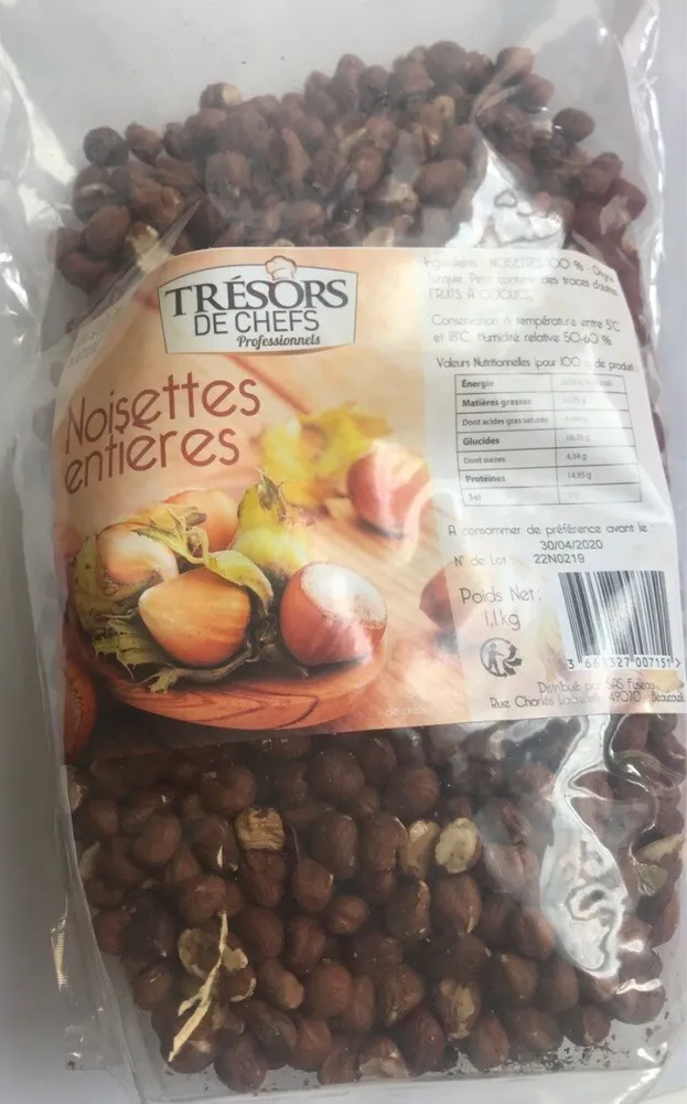 Noisettes entieres