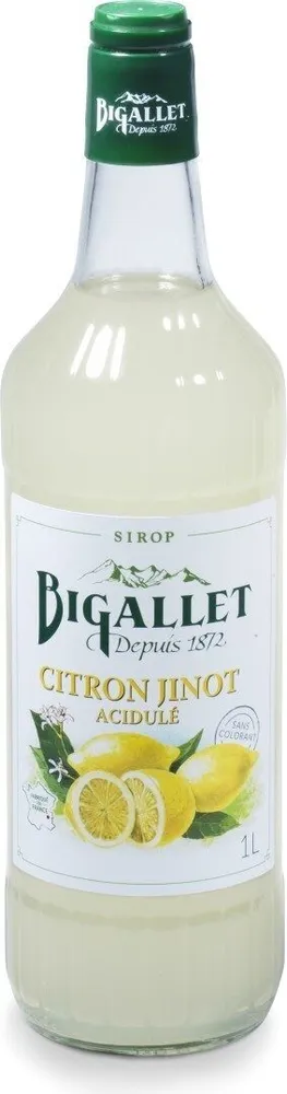 Sirop citron jinot acidulé