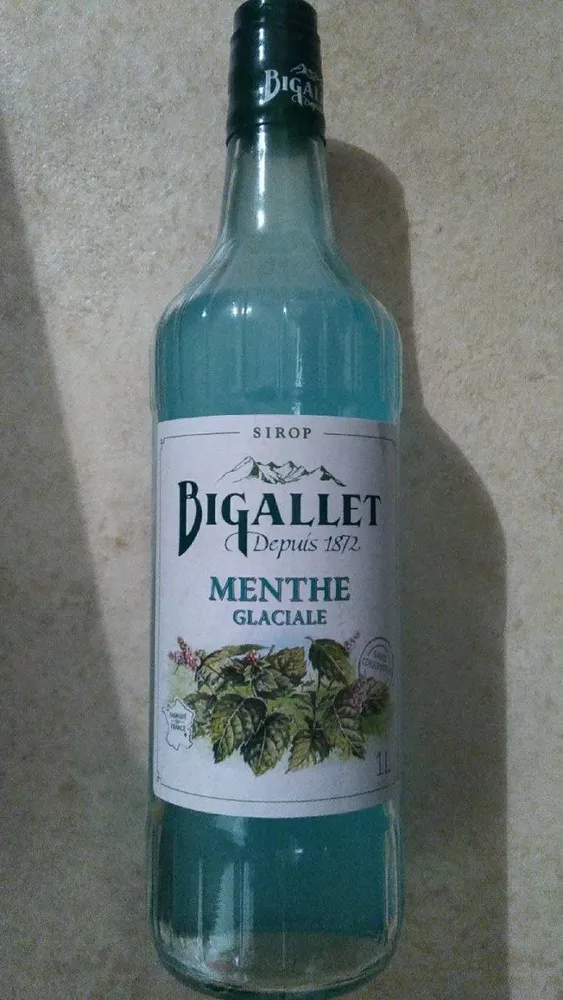 Sirot menthe glaciale
