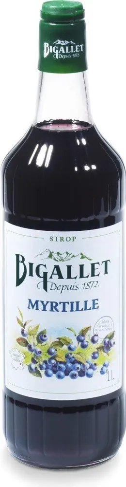 sirops de myrtille