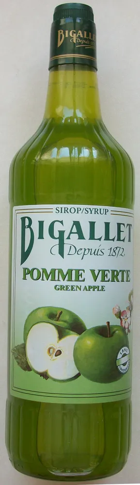 Sirop pomme verte