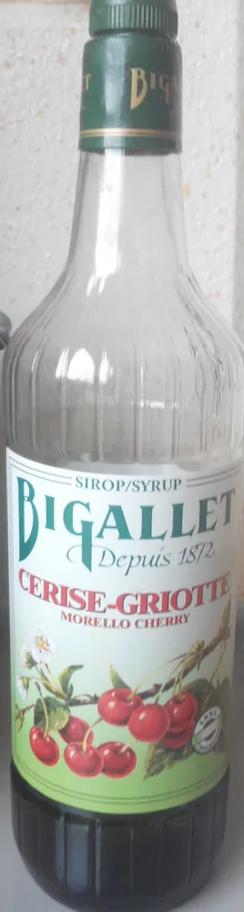 Sirop cerise-griotte