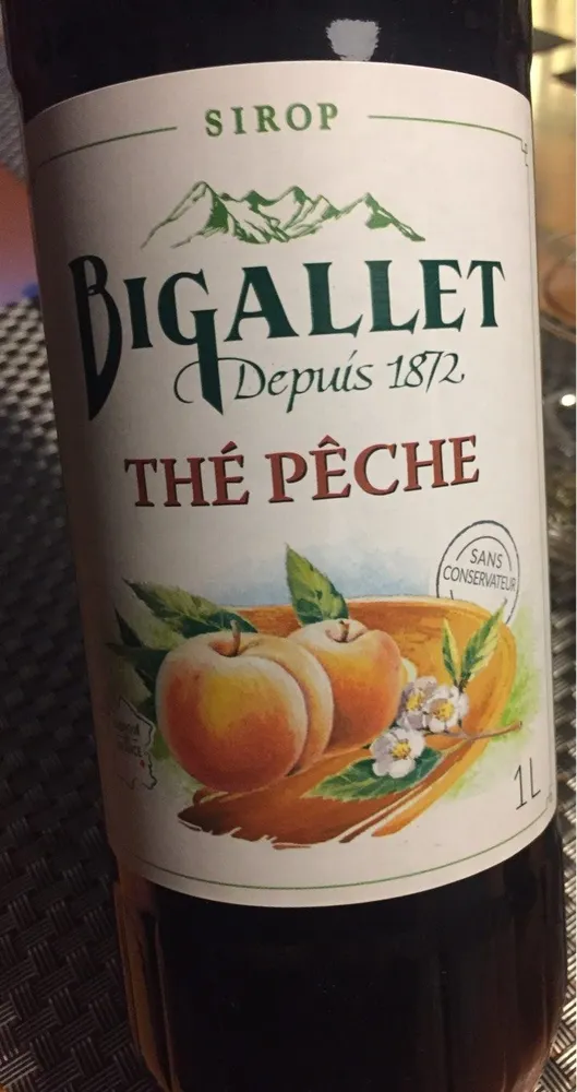 Sirop the peche