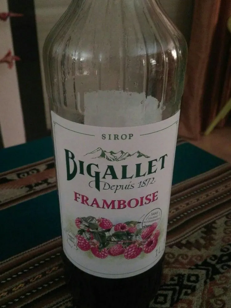 Sirop Framboise