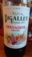 Sirop grenadine fruitée
