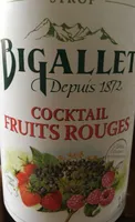 Sirop cocktail fruits rouges