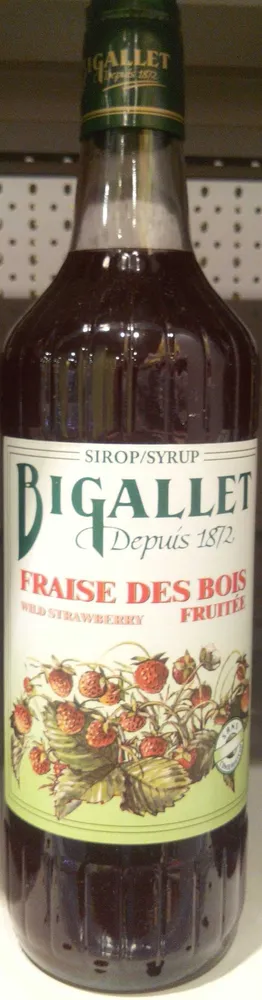 Sirop fraise des bois fruitée