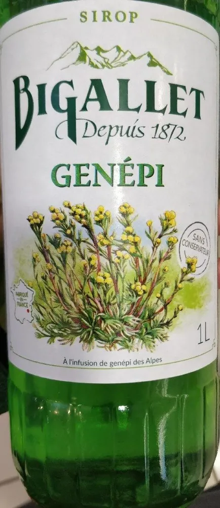 Sirop génépi
