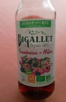 sirop framboise mûre