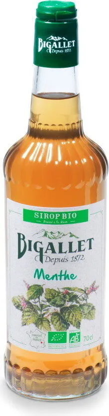 sirop de menthe bio
