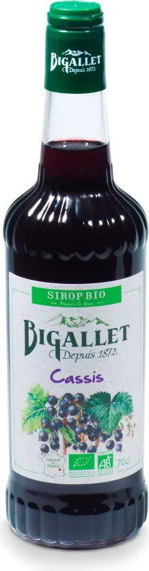 sirop de cassis bio