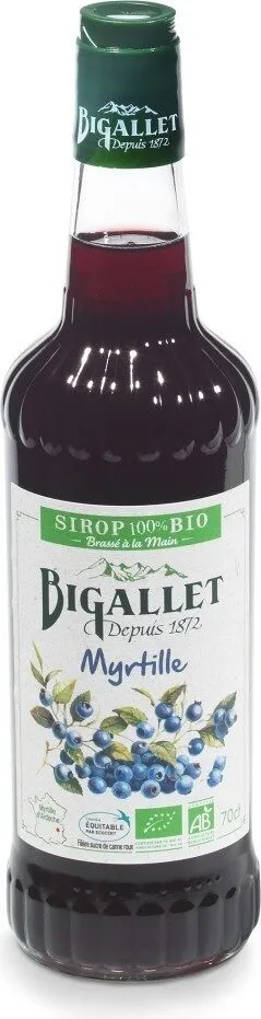 sirop de myrtille bio