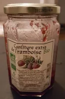 Confiture extra de framboise bio
