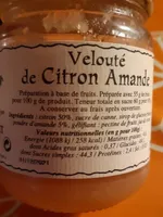 Velouté de citron Amande