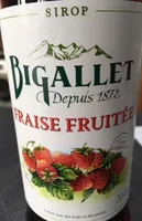 Sirop de fraise fruitée