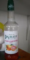 Sirop de pamplemousse rose
