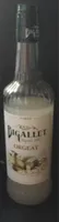 : sirop d' orgeat