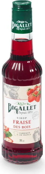 sirop de fraise des bois fruitée