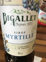 Sirop myrtille