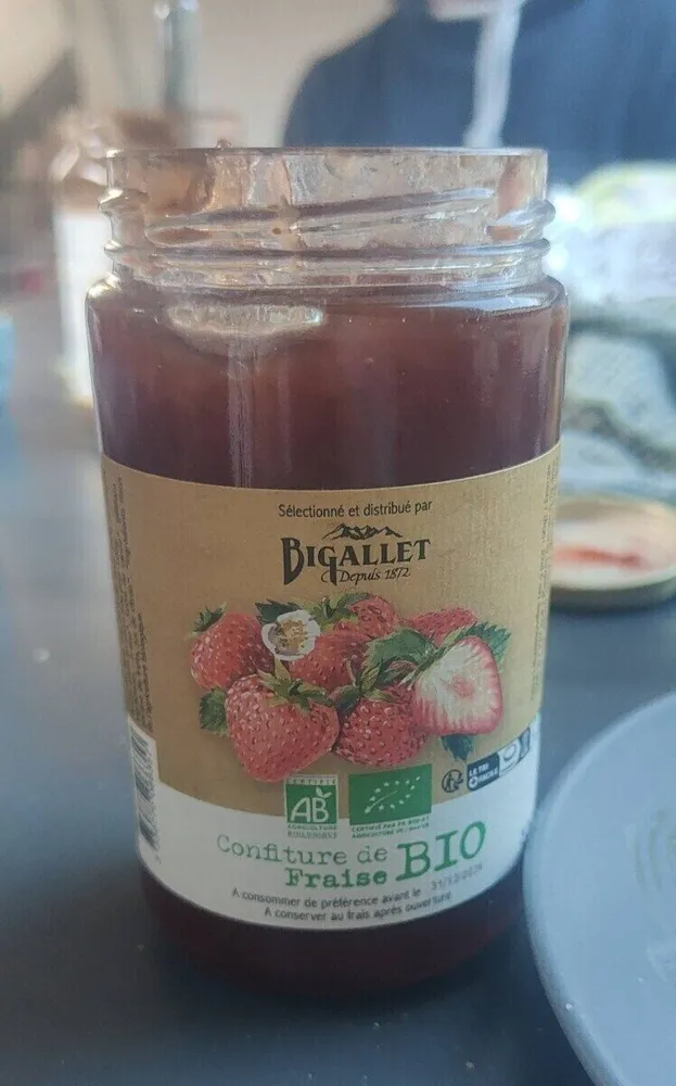 Confiture de fraise bio