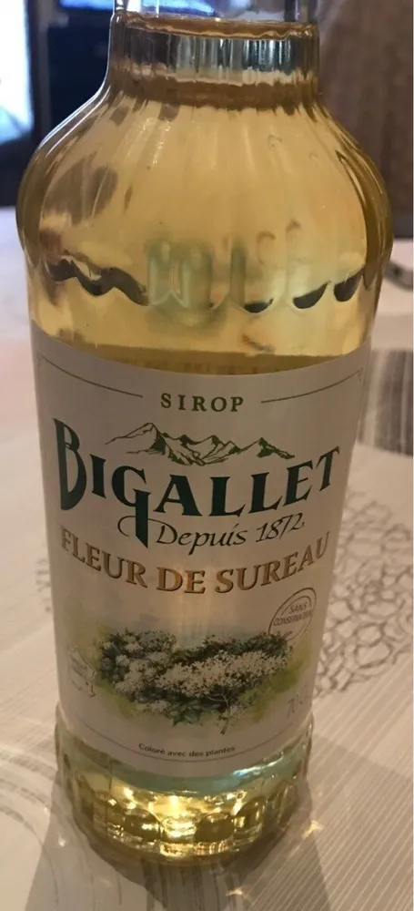 sirop de fleur de sureau