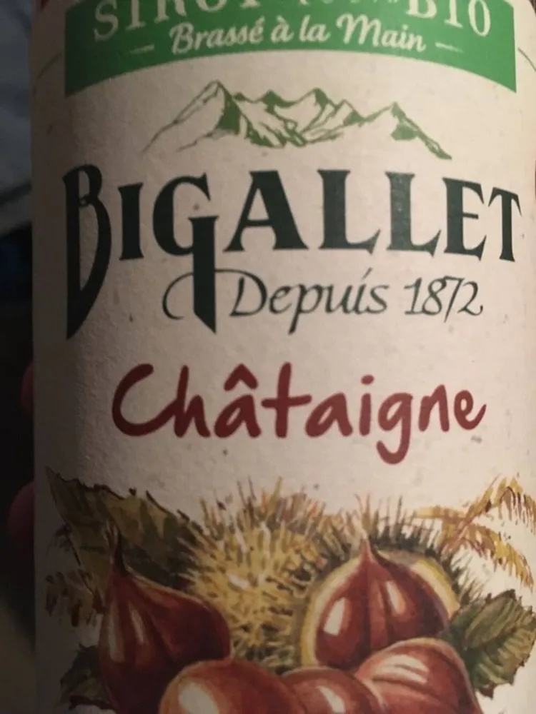 sirop de châtaigne