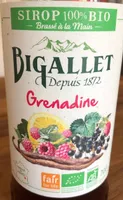 Bigallet Sirop Grenadine