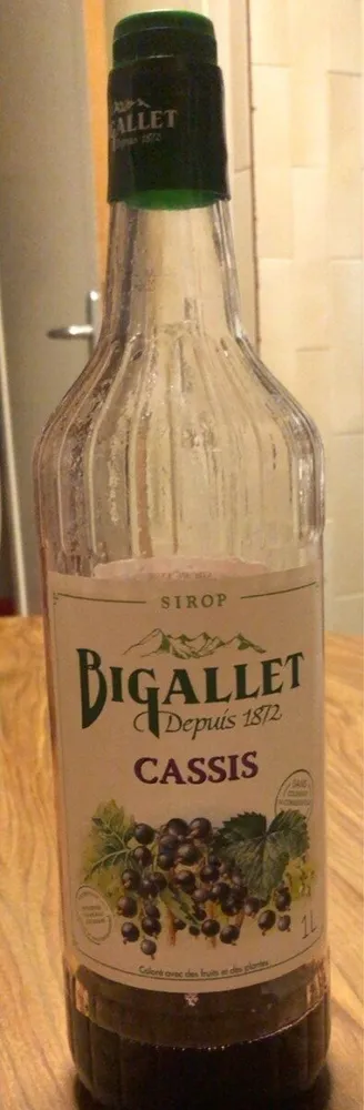 Sirop cassis