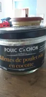 Rillettes de poulet roti en cocotte