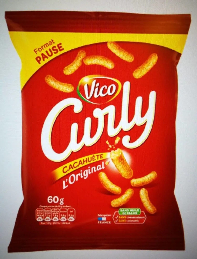 Curly cacahuete