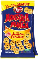 Monster munch goût Jambon / Fromage (+10% gratuit)