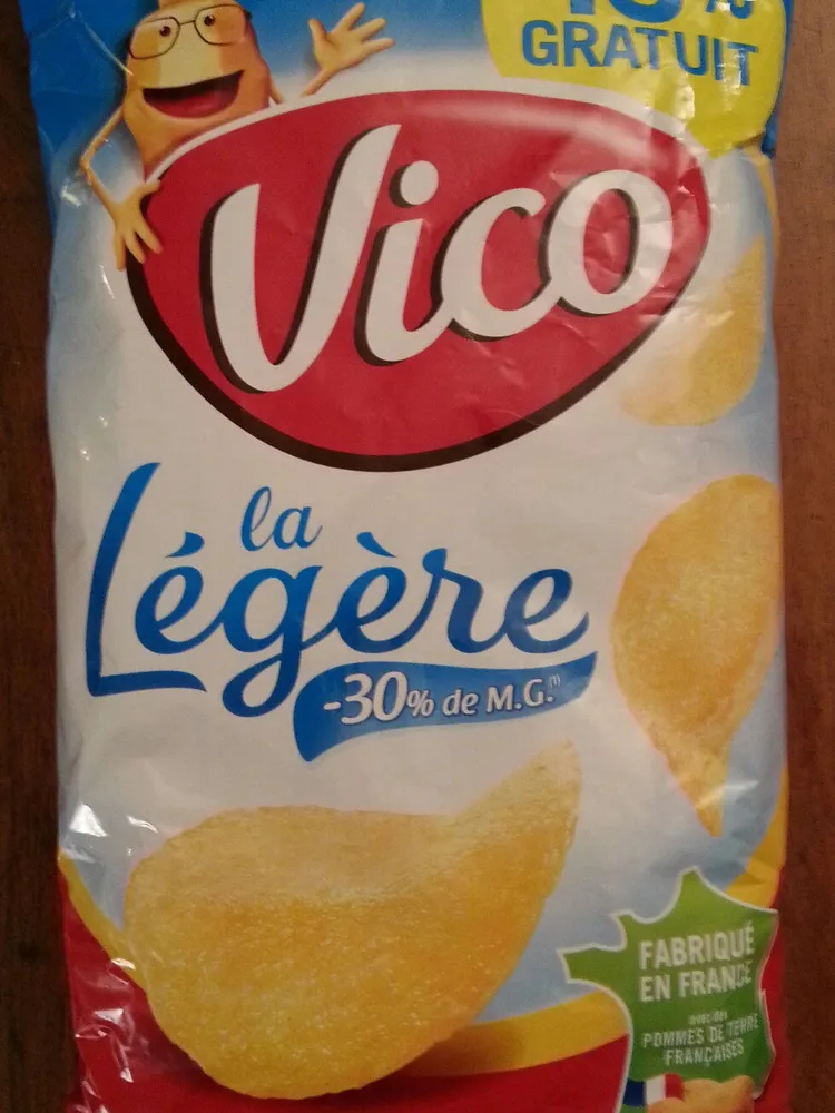 Chips legeres finement salees