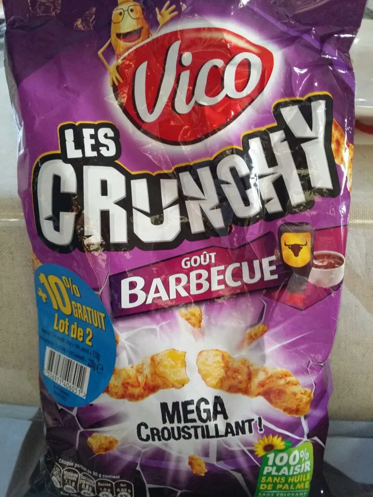 Les Crunchy goût Barbecue