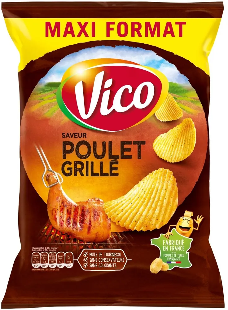 Saveur poulet grillé (maxi format)