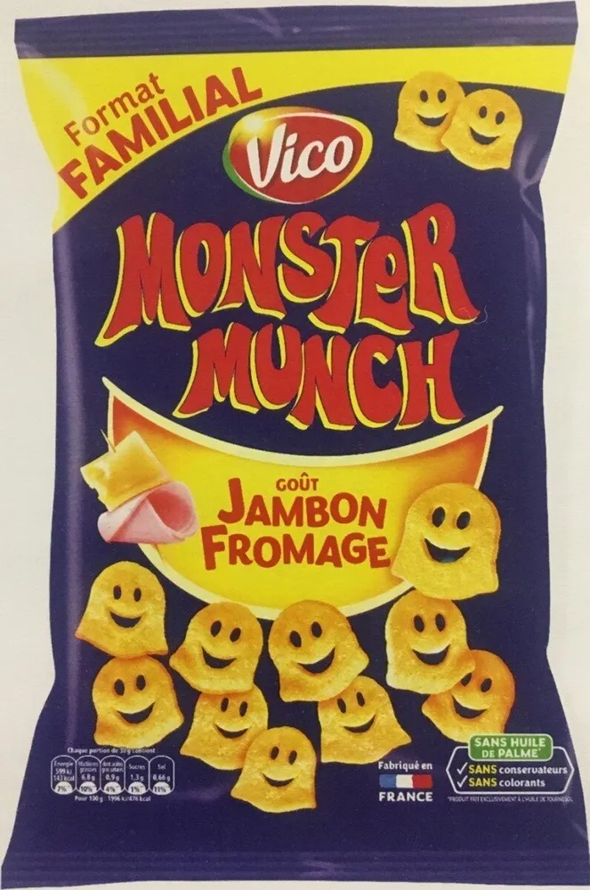 Monster Munch - goût jambon fromage