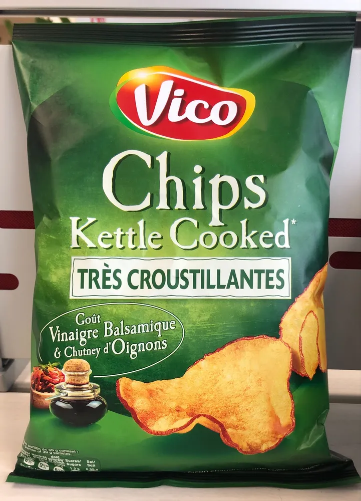 Chips Kettle Cooked goût vinaigre balsamique & chutney d'oignons