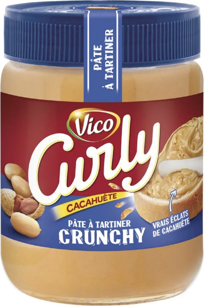 Pâte à tartiner Cacahuète crunchy Curly